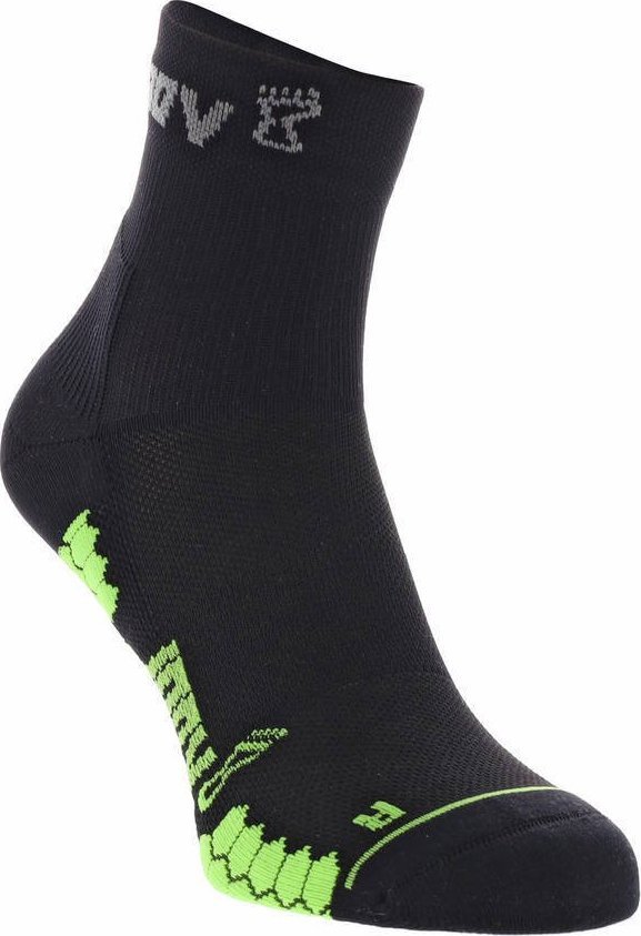 Inov-8 Skarpety inov-8 TrailFly Sock Mid. Czarno-zielone. Dwupak.  44 - 47