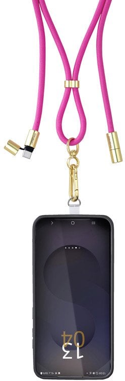 CABLE USB-C TO USB-C 1.65M/LANYARD PINK 7991004 INTENSO USB kabelis