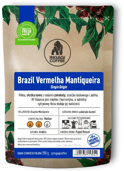 Kawa ziarnista Ingagi Brazil Vermelha Mantiqueira