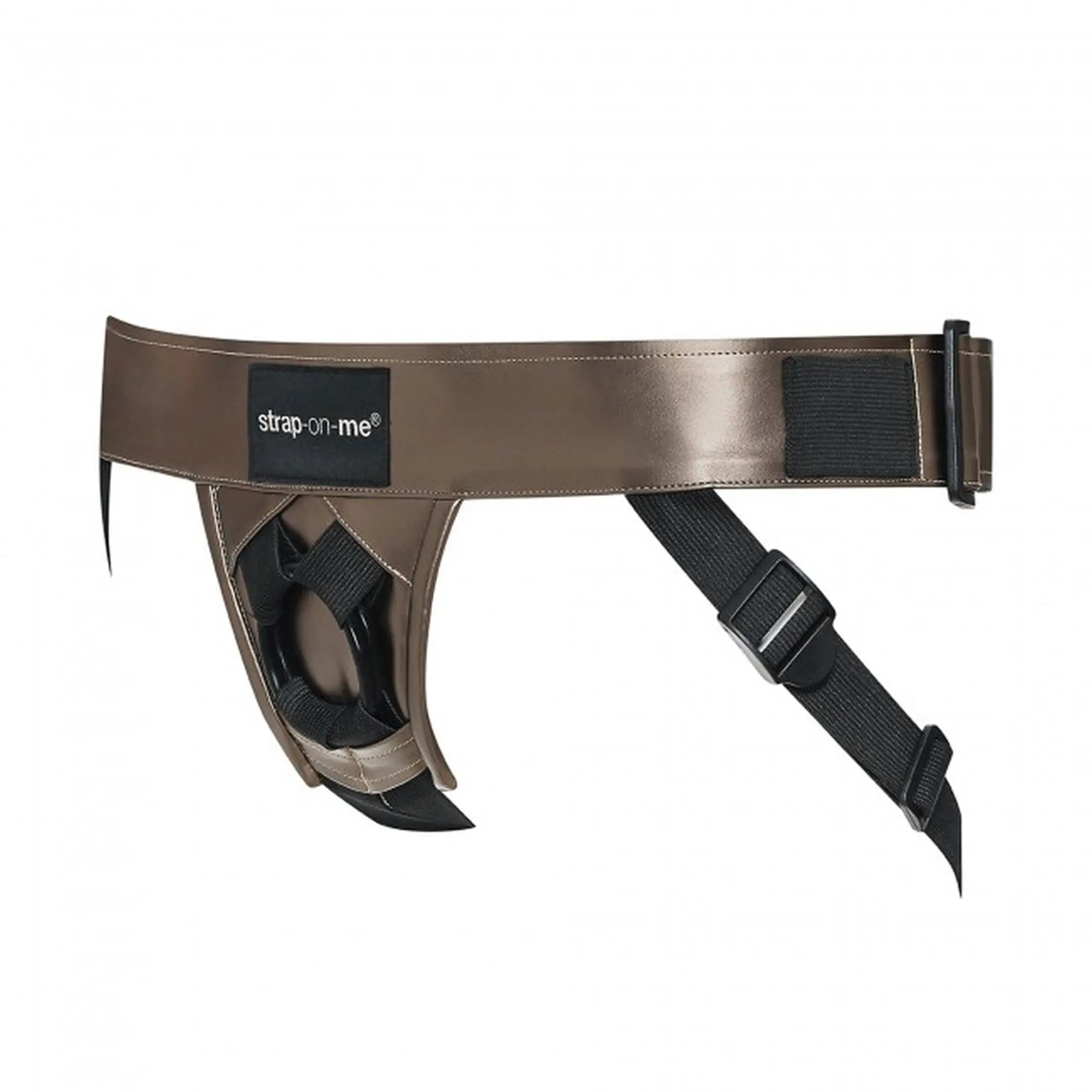 Strap-On-Me Curious Leatherette Harness - Adjustable