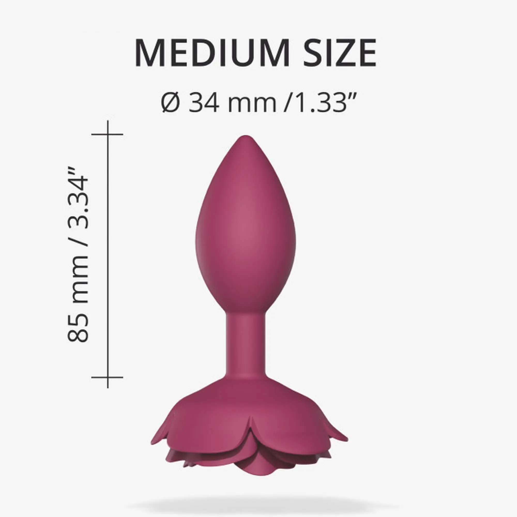 Butt plug open roses m size