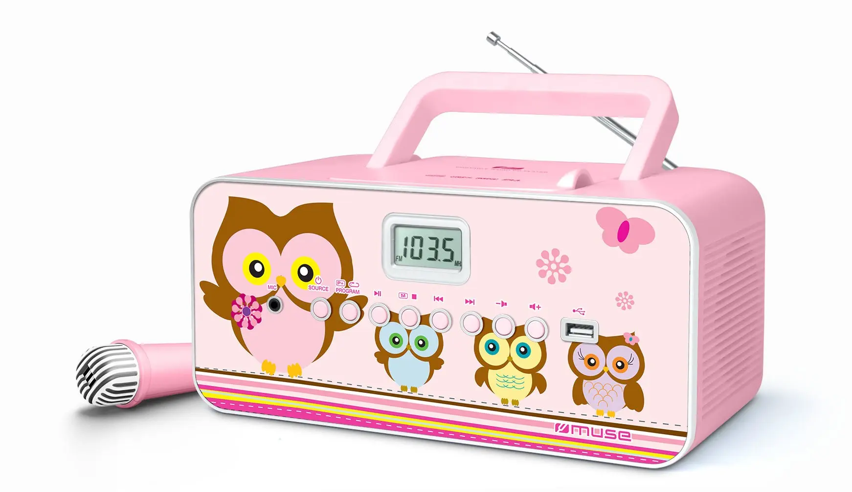Muse M-29KP Pink/Image 30 W Portable