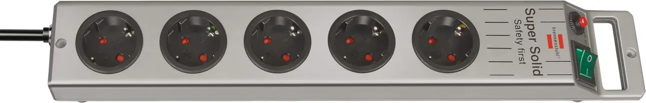 Brennenstuhl Super-Solid-Line anti-surge power strip 5