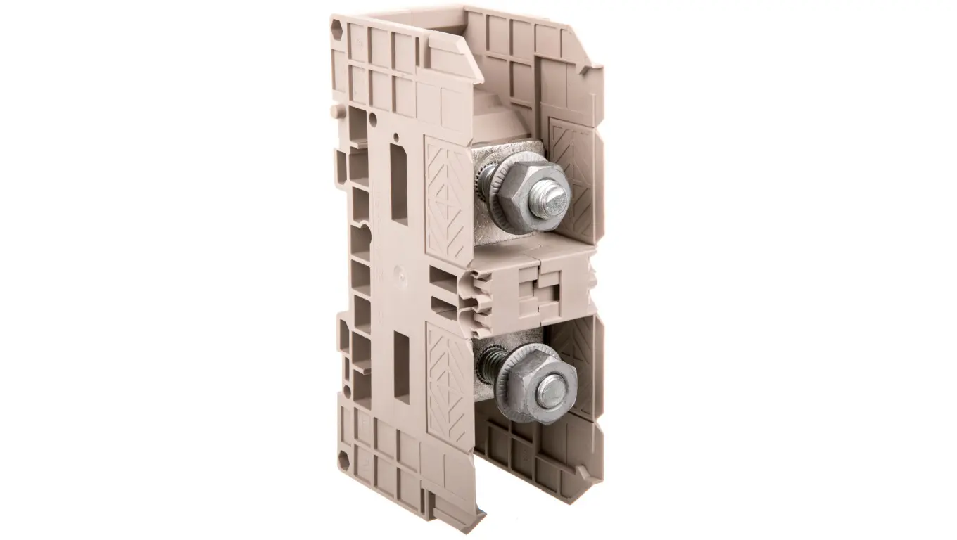 2-wire rail connector 120mm2 beige Ex