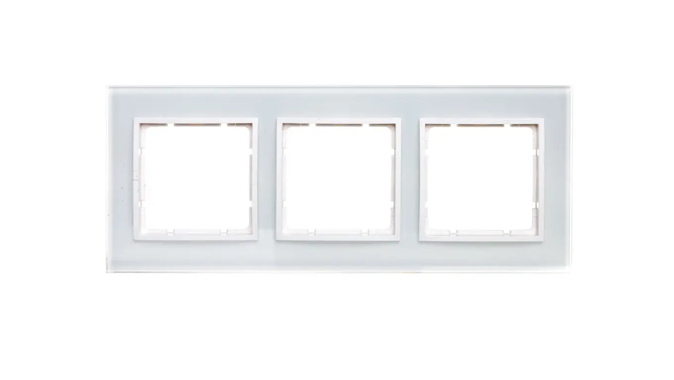 Berker 3-fold frame B.7 dark