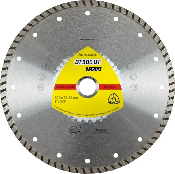 DIAMOND DISC 230x22.2mm SEGMENTED TURBO