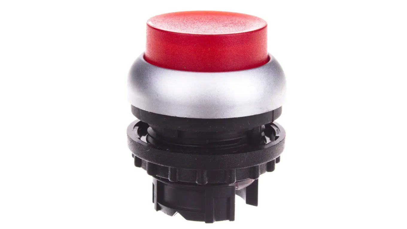 Button drive red with self-return illumination