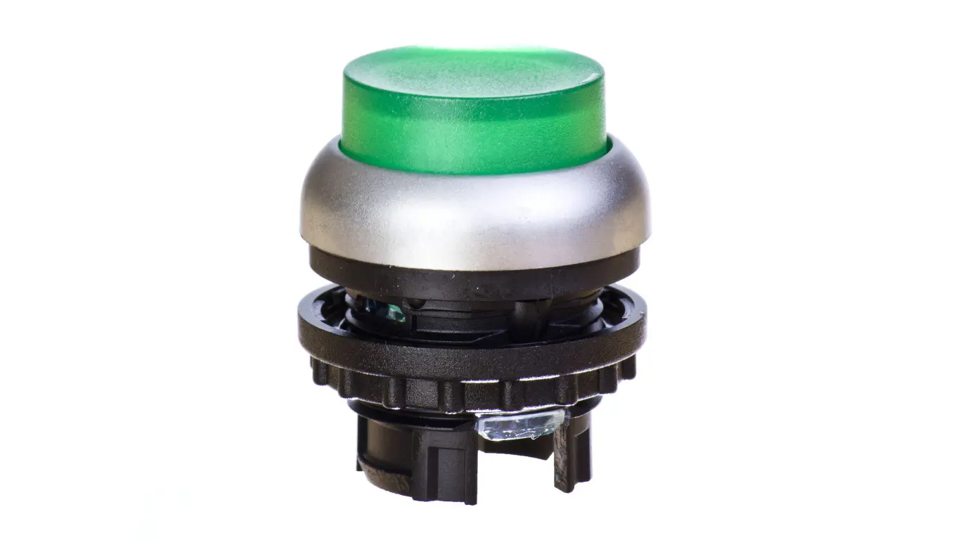 Green button drive with no self-return