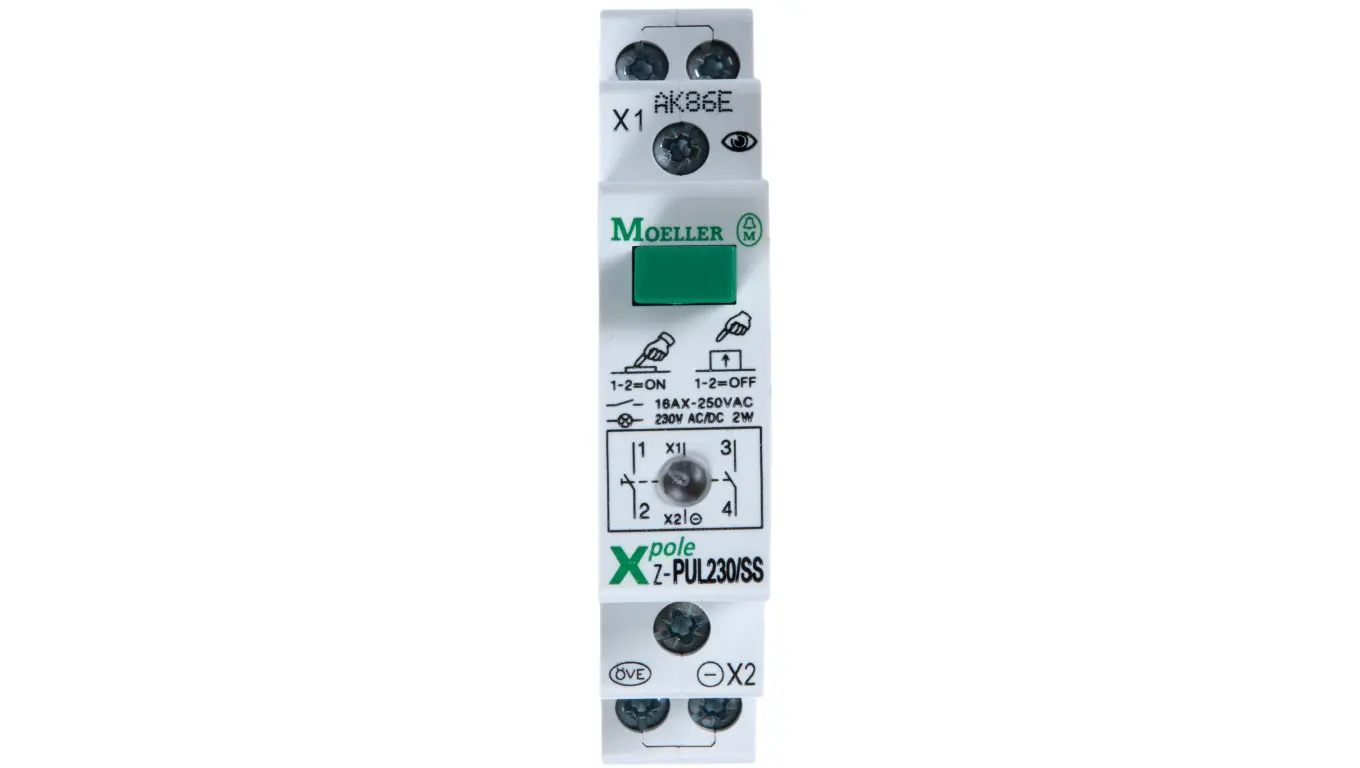 Modular button 16A 2Z with signal