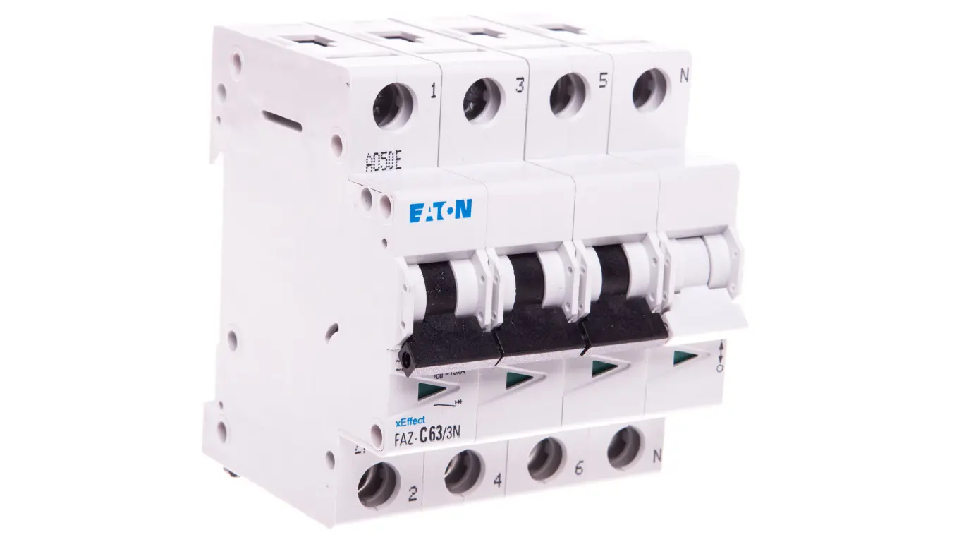 Eaton Power switch FAZ-C63/3N 3+N C