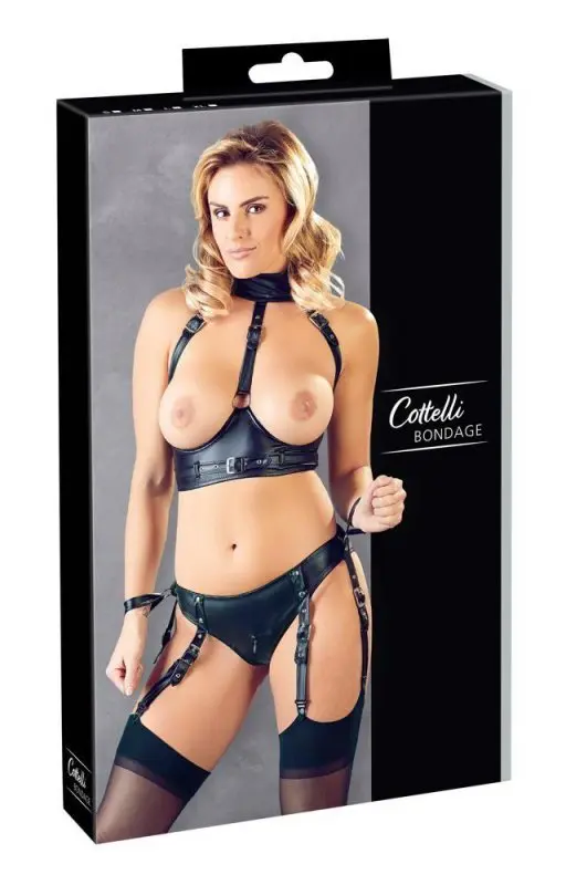 Cottelli Collection Bondage Bra Set S