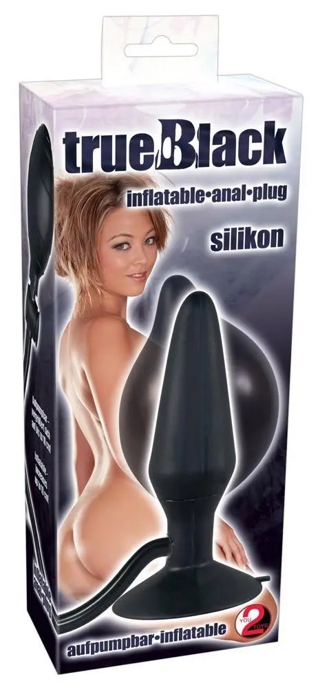 You2Toys True Black Inflatable Plug with