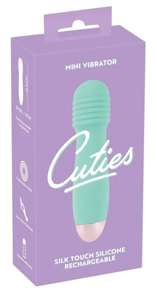 Cuties Mini Vibrator Green - Compact