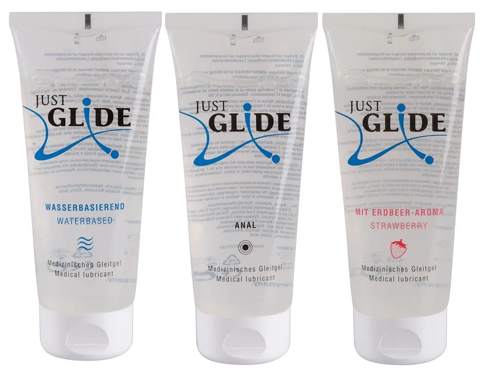 Just Glide Water-Based Lubricant Set 3x200ml