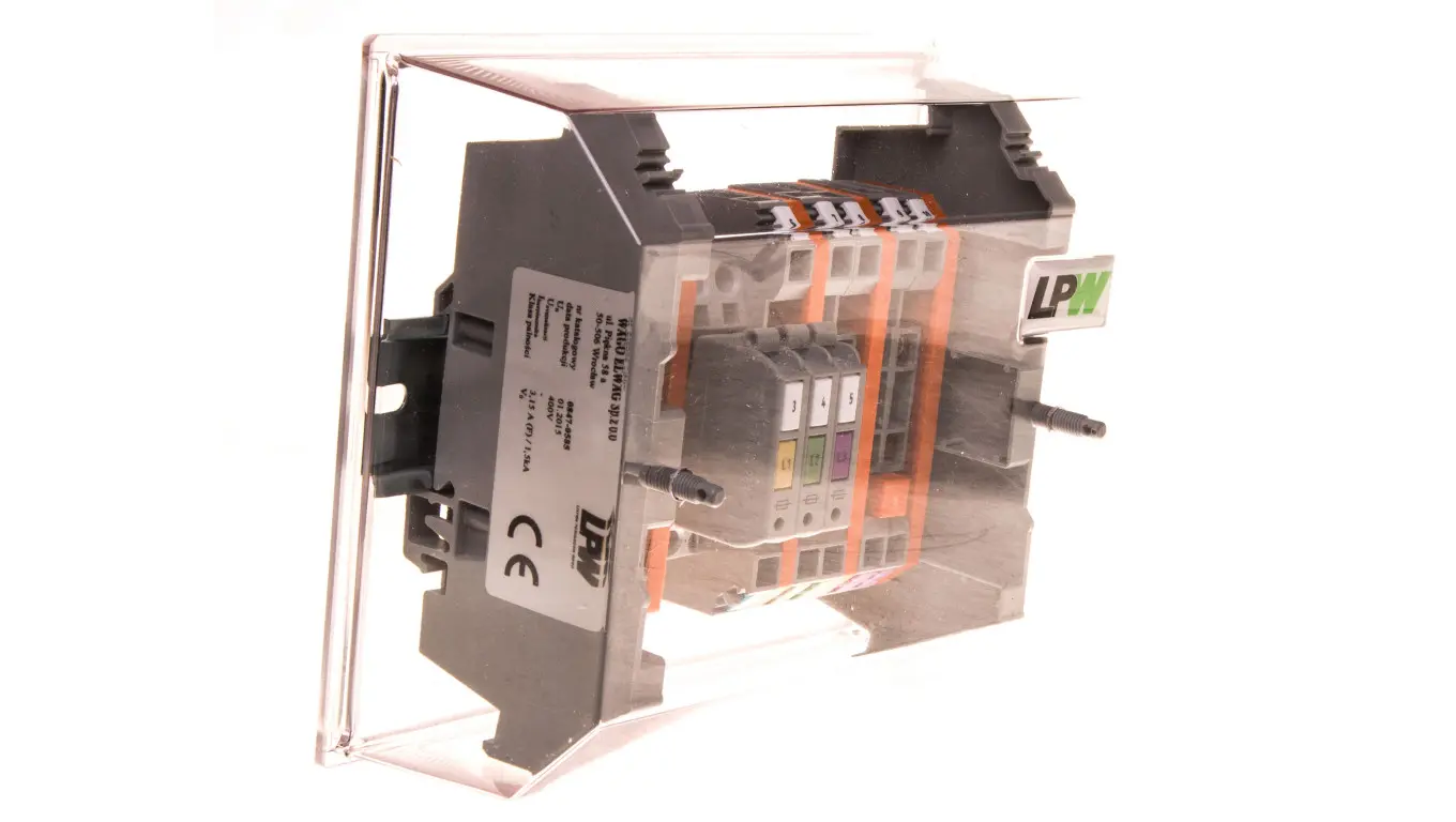 LPW 10-track measuring strip with fuses