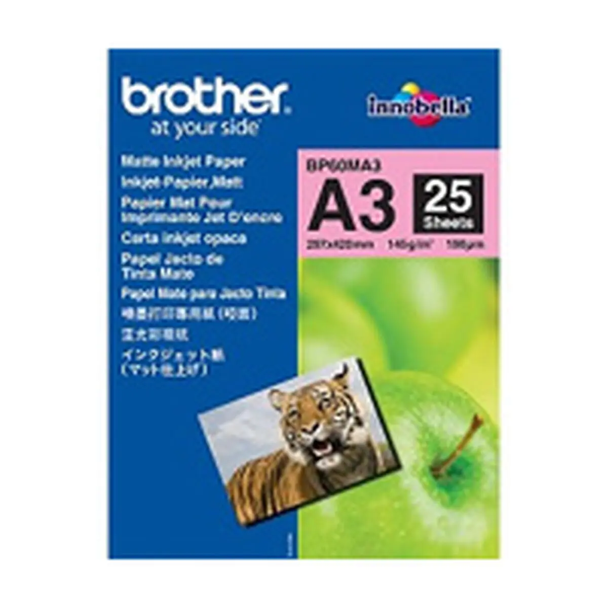 Brother 25 sheets matt A3 BP60MA3