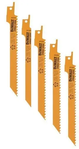Dewalt Reciprocating saw blades 152mm cobalt