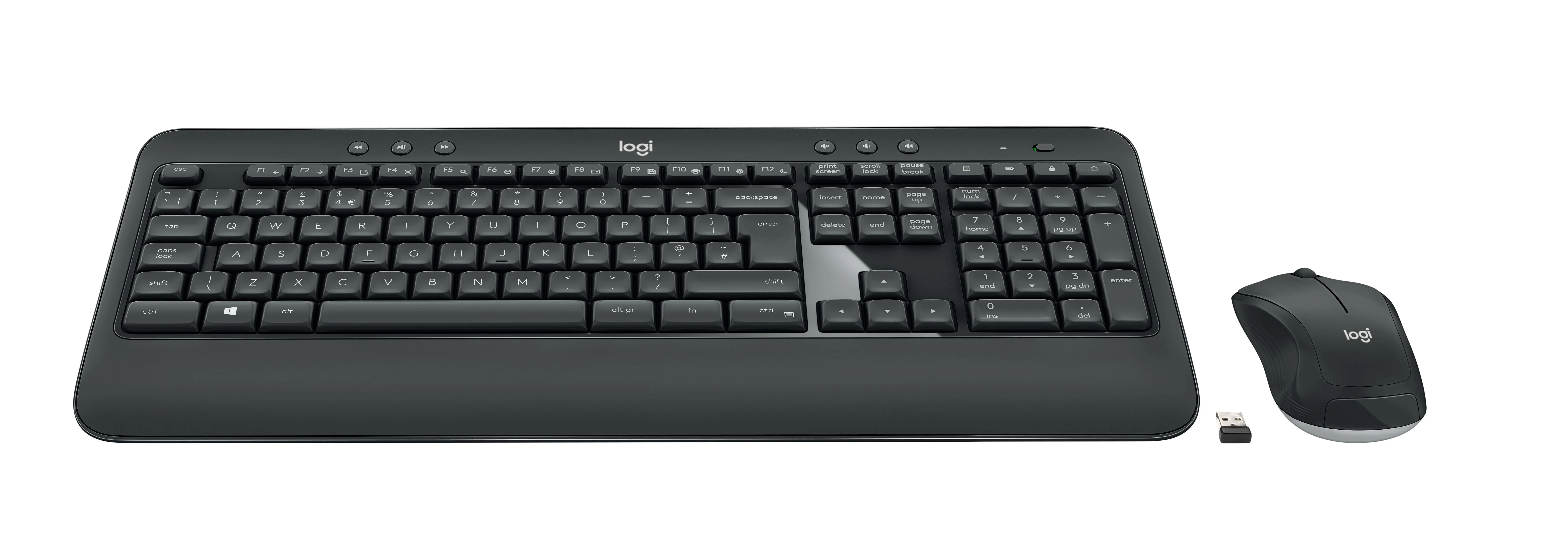 Logitech MK540 Combo  UK Wireless Mouse
