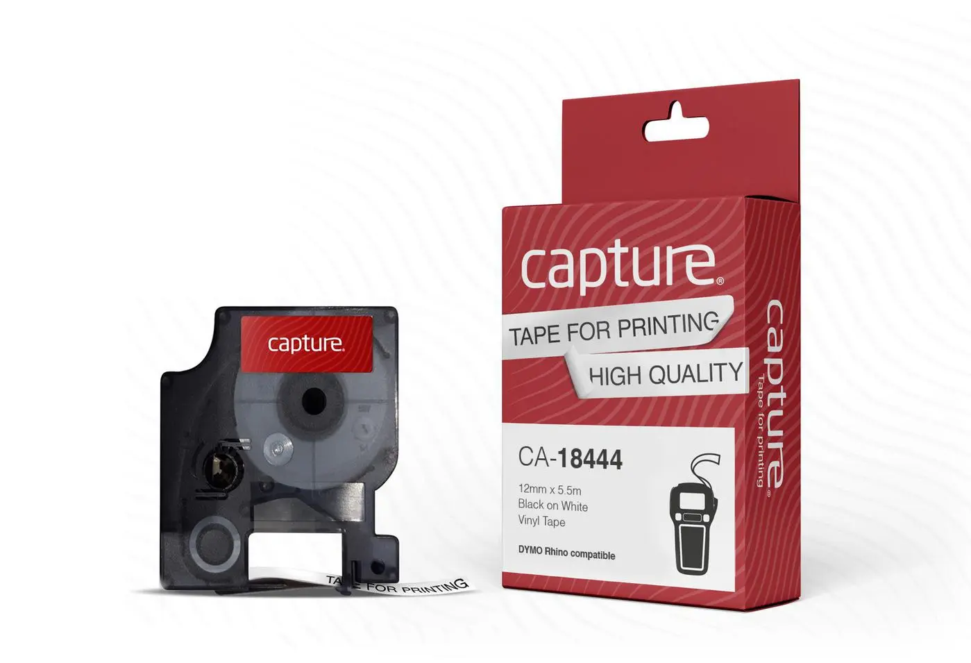 Capture 12mm x 5 5m Black