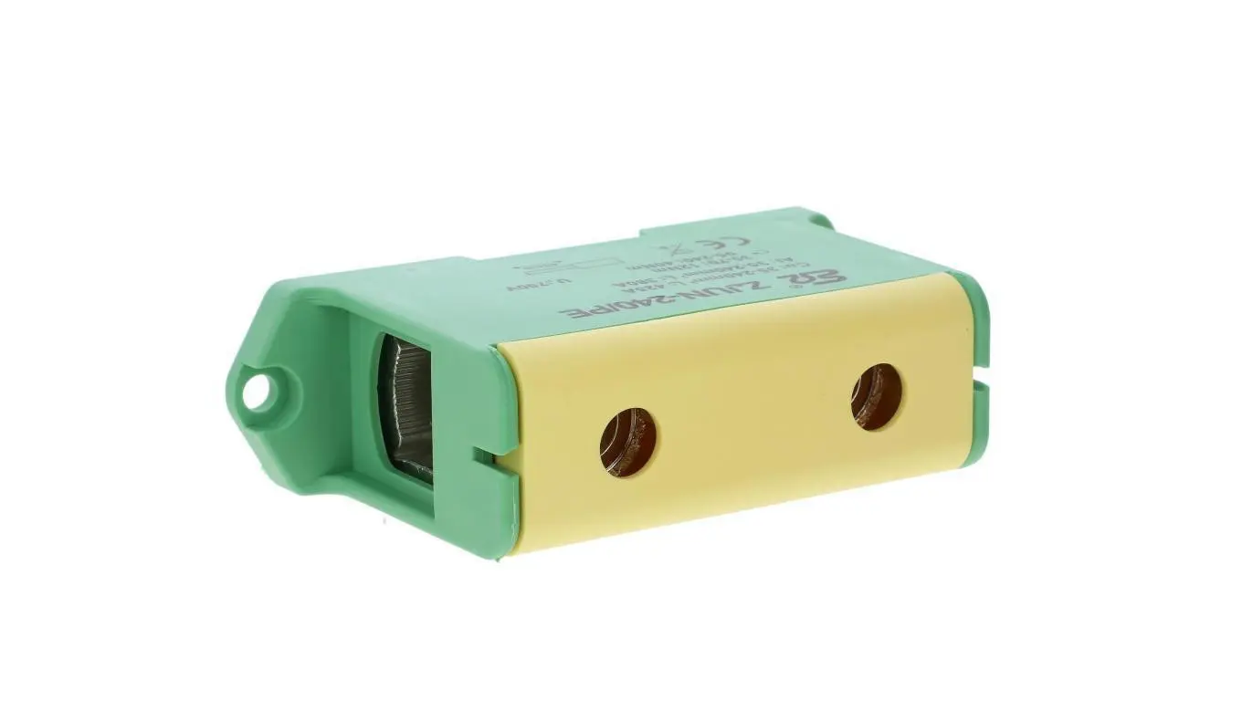 1-track rail connector ZJUN-240 PE yellow-green