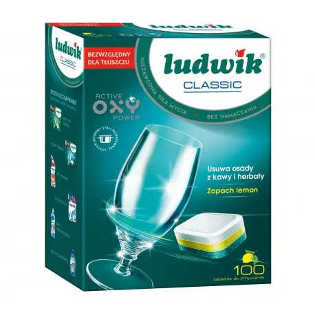 Ludwik dishwasher tablets classic p-free 100