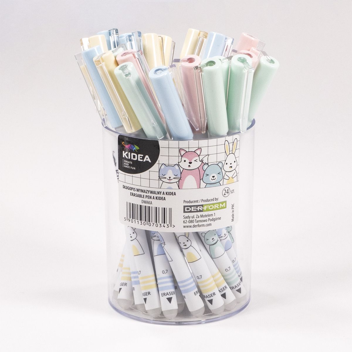 Long erasable description A (24pcs) KIDEA