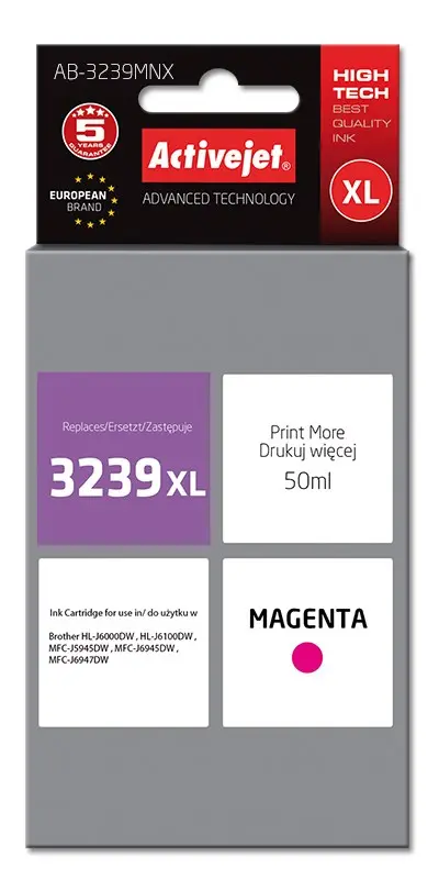 Activejet AB-3239MNX Ink (replacement for Brother