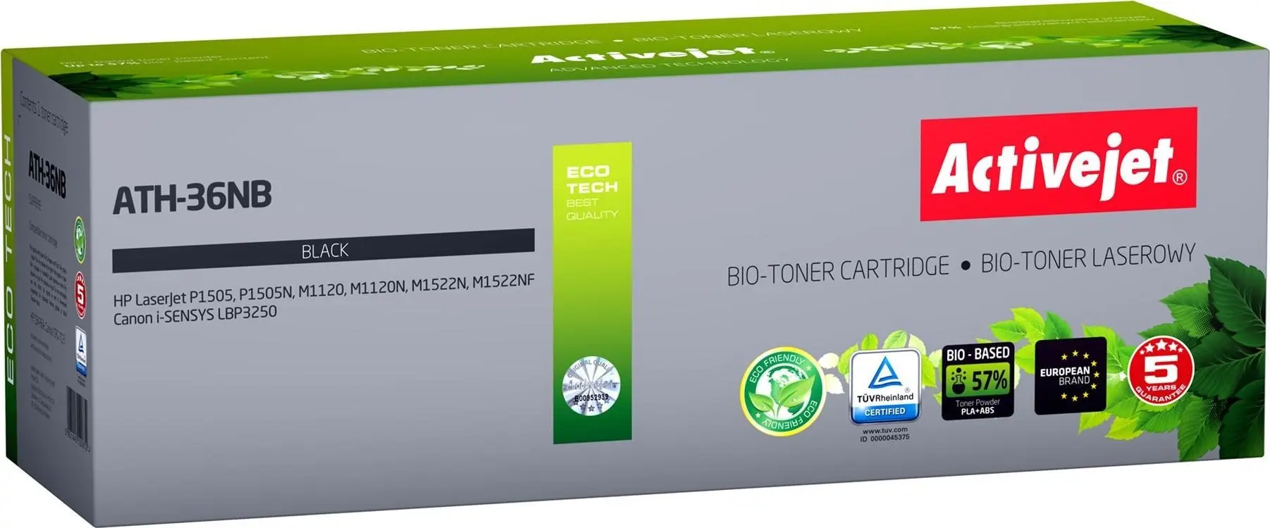 Activejet Black Toner Cartridge Replacement for