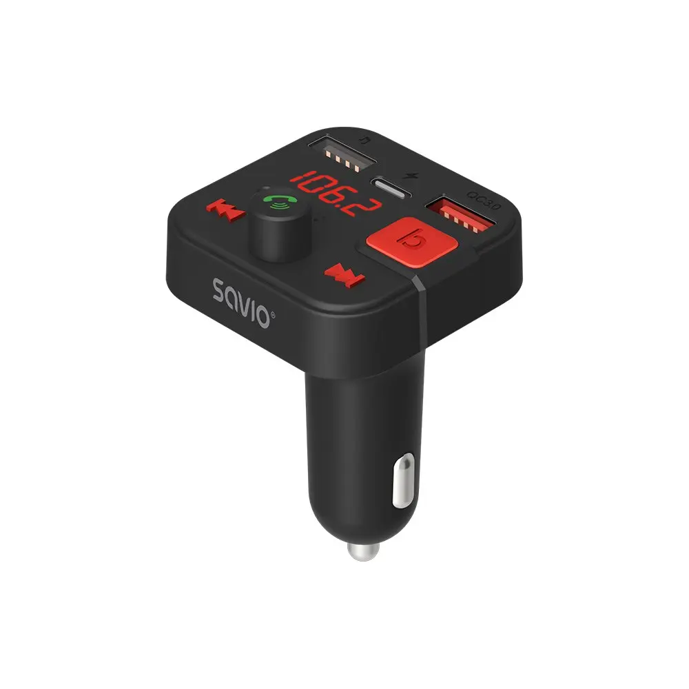 SAVIO TR-15 Car FM Transmitter with