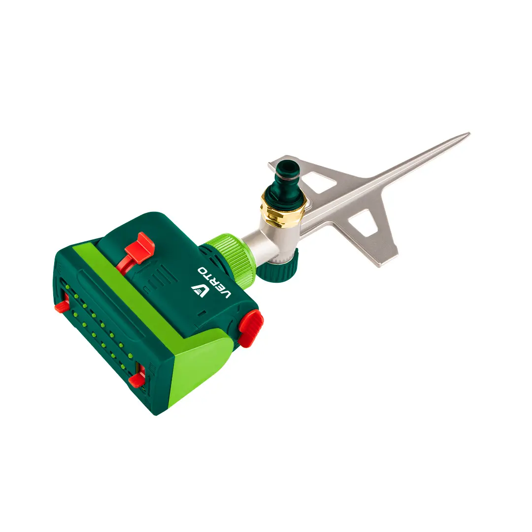 Verto Oscillating sprinkler with omnidirectional adjustment