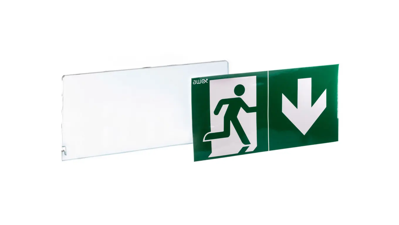 AWEX Plexa EXIT S + mounting