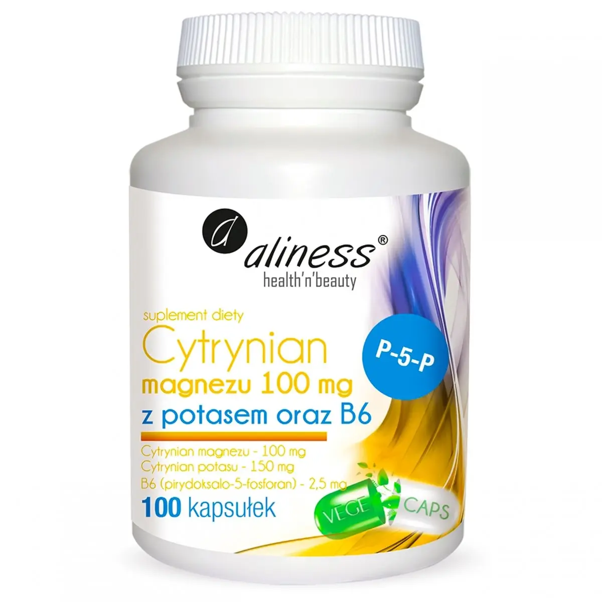 Magnesium citrate 100 mg with potassium