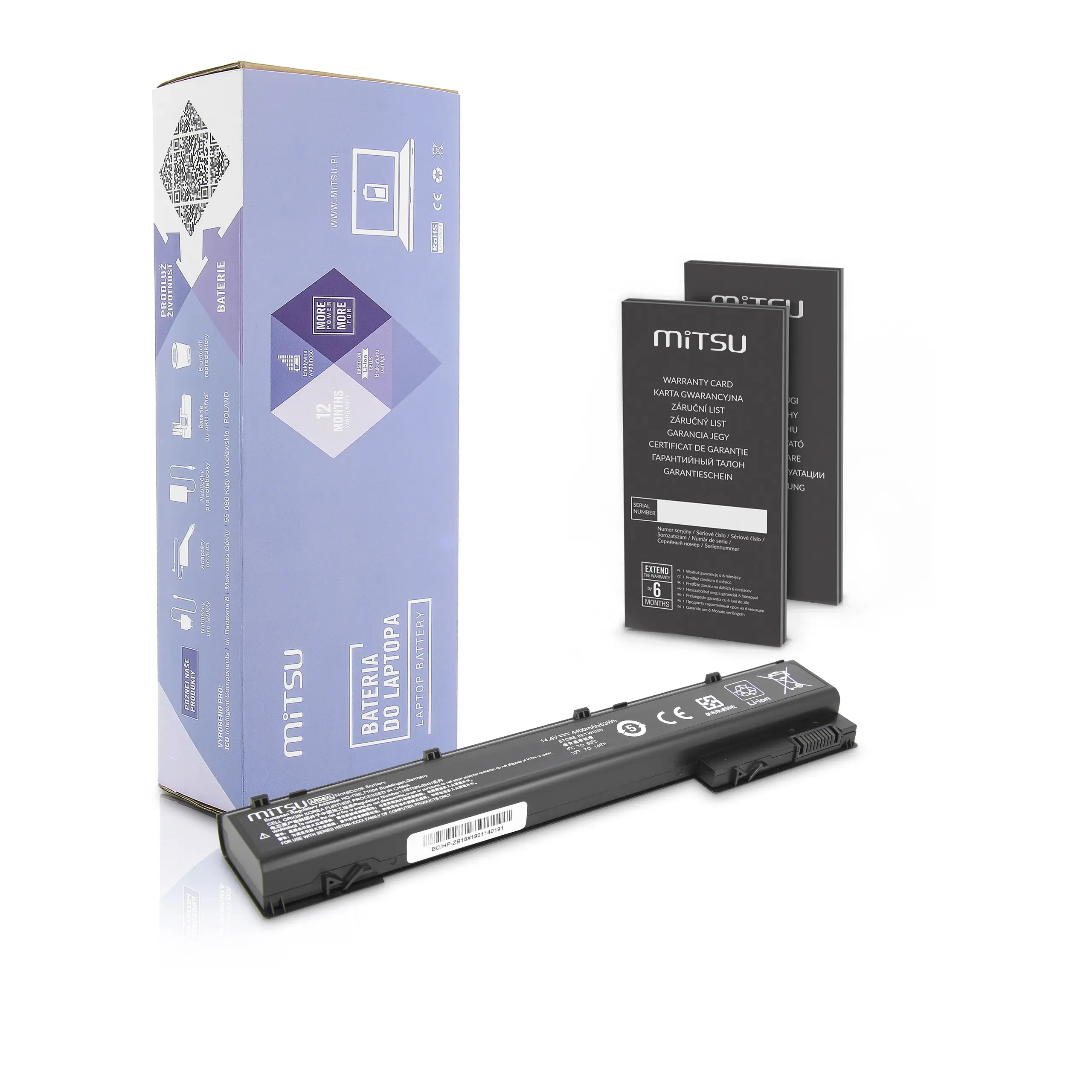 Mitsu Battery for HP ZBook 15