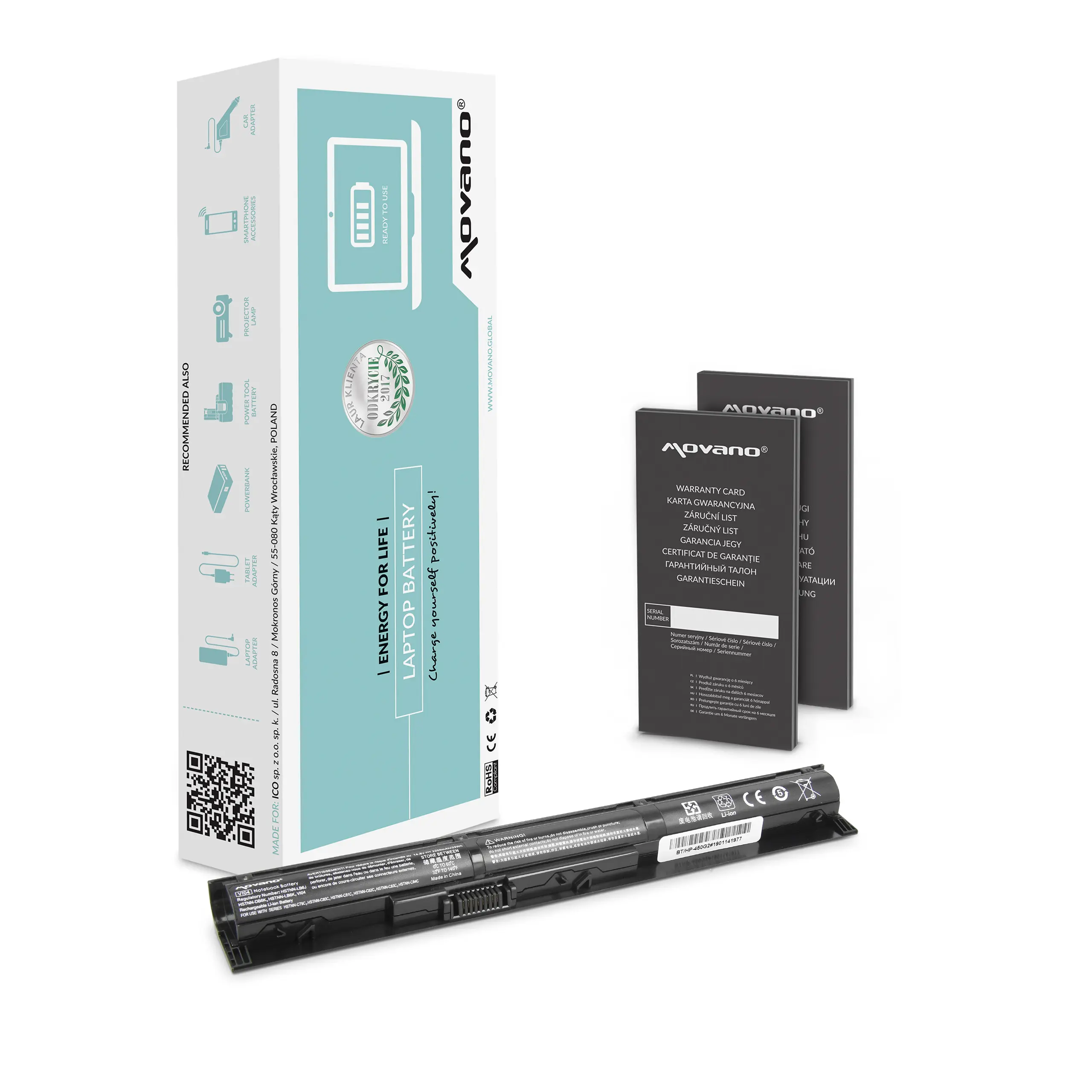 Movano Battery for HP ProBook 440