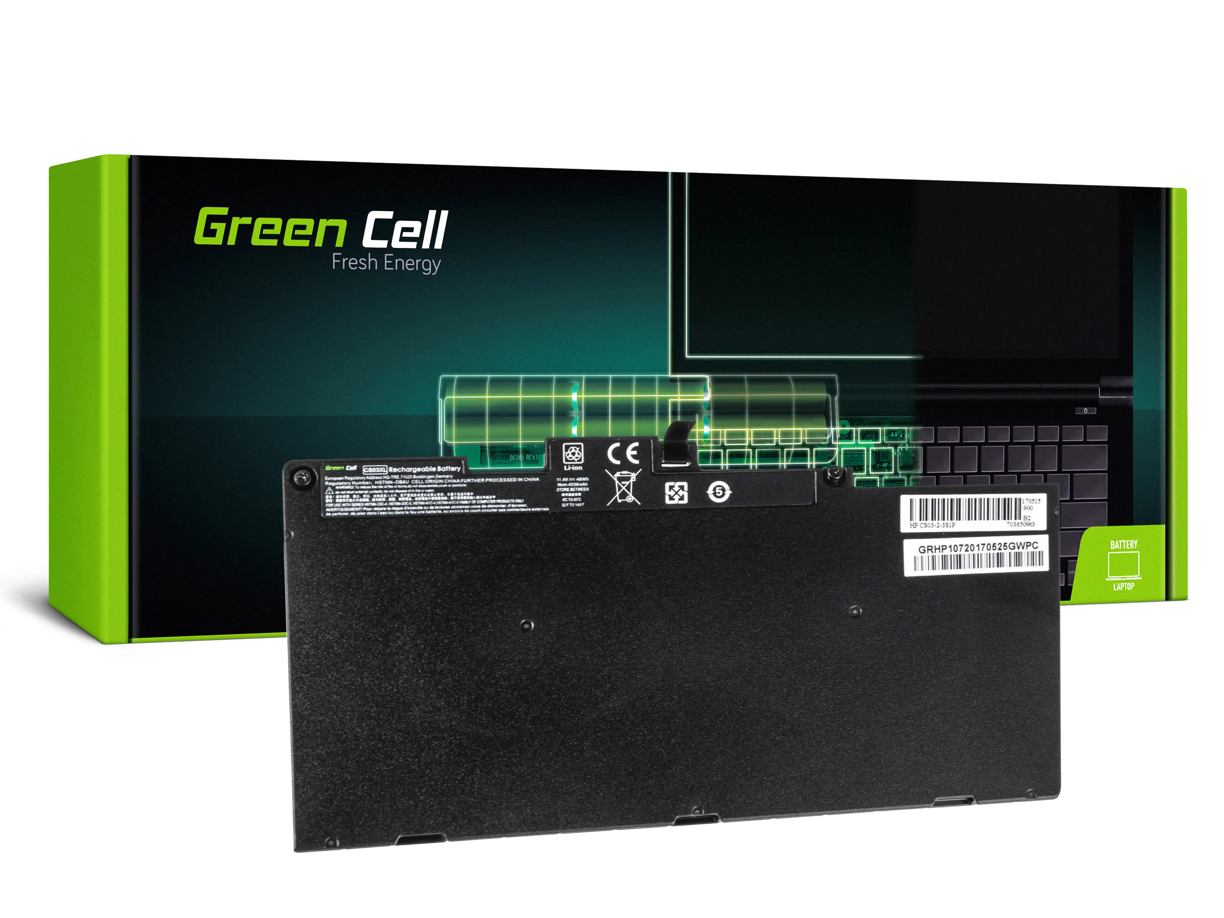 Green Cell for HP EliteBook 745