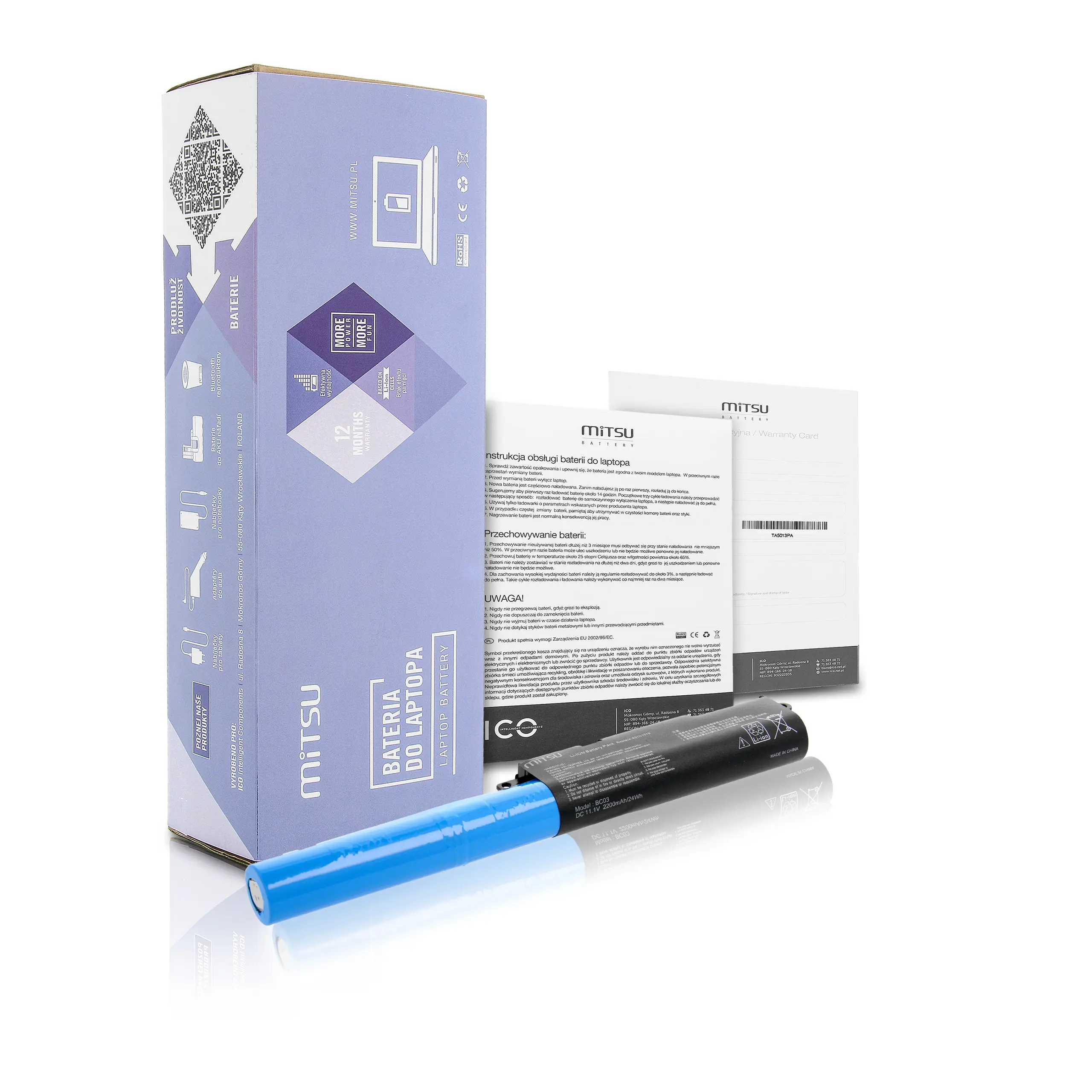 Mitsu battery for Asus A540 F540