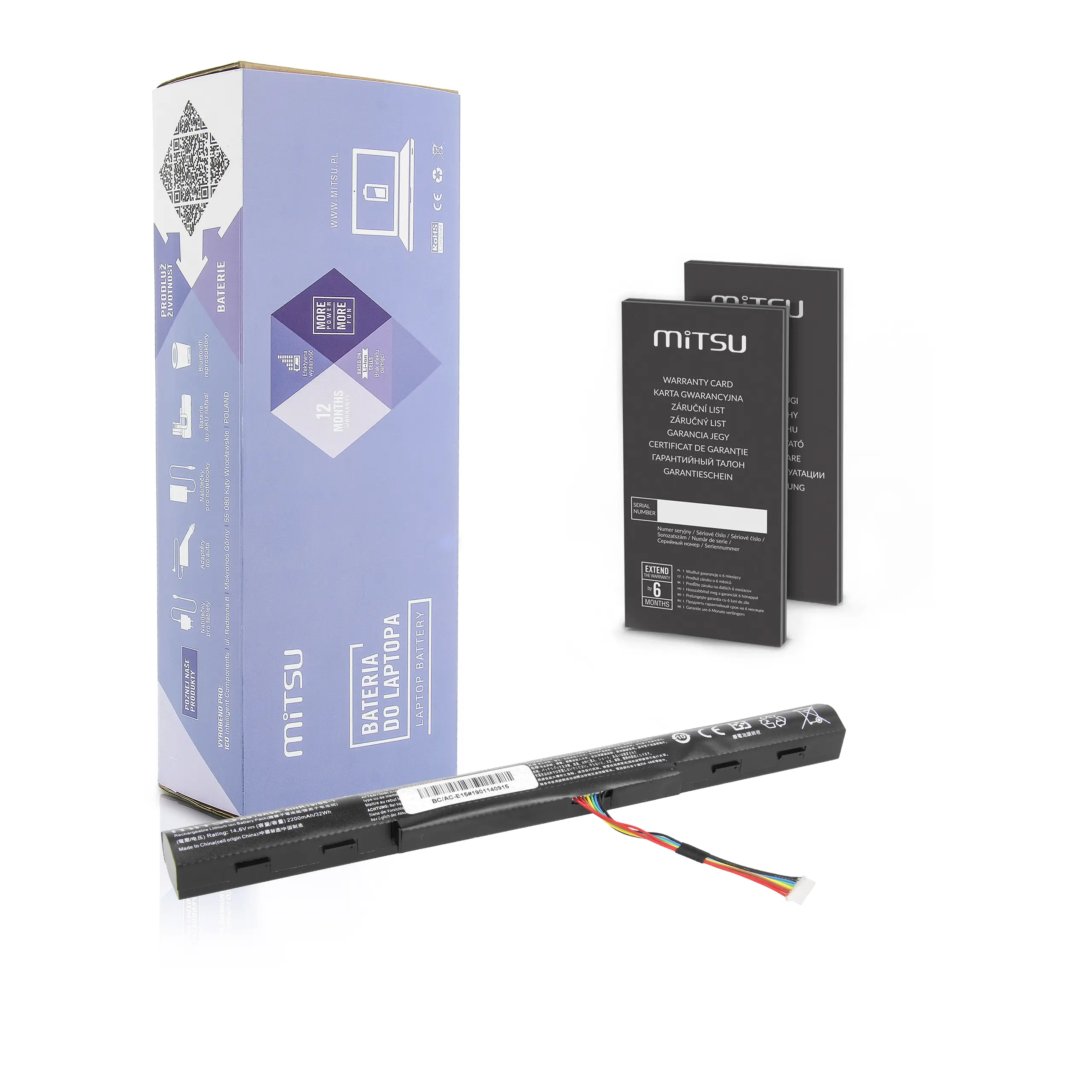 Mitsu notebook battery for Acer Aspire