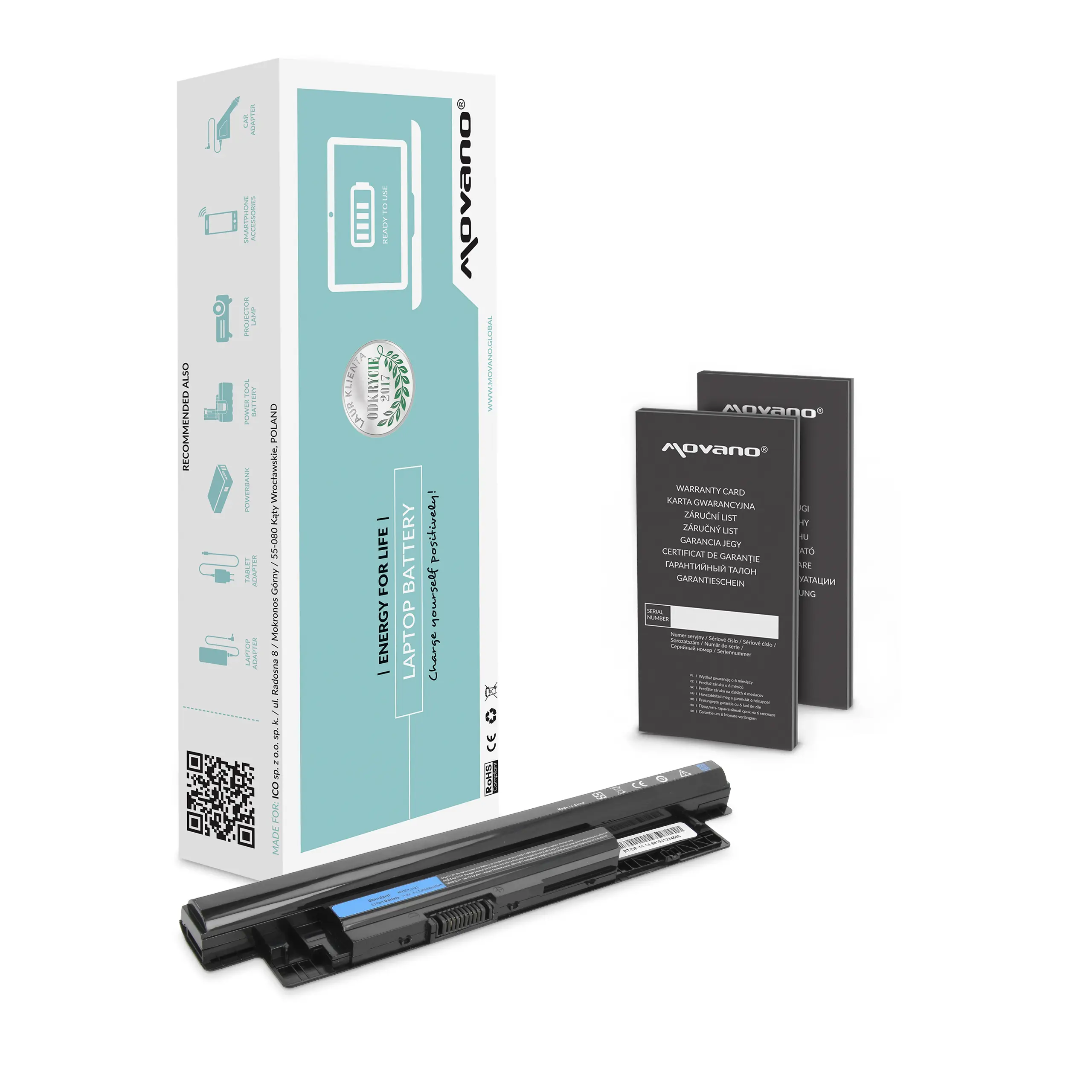 Movano battery for Dell Inspiron 14
