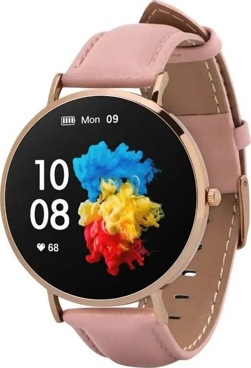 Smartwatch Garett Verona gold-pink Viedais pulkstenis, smartwatch
