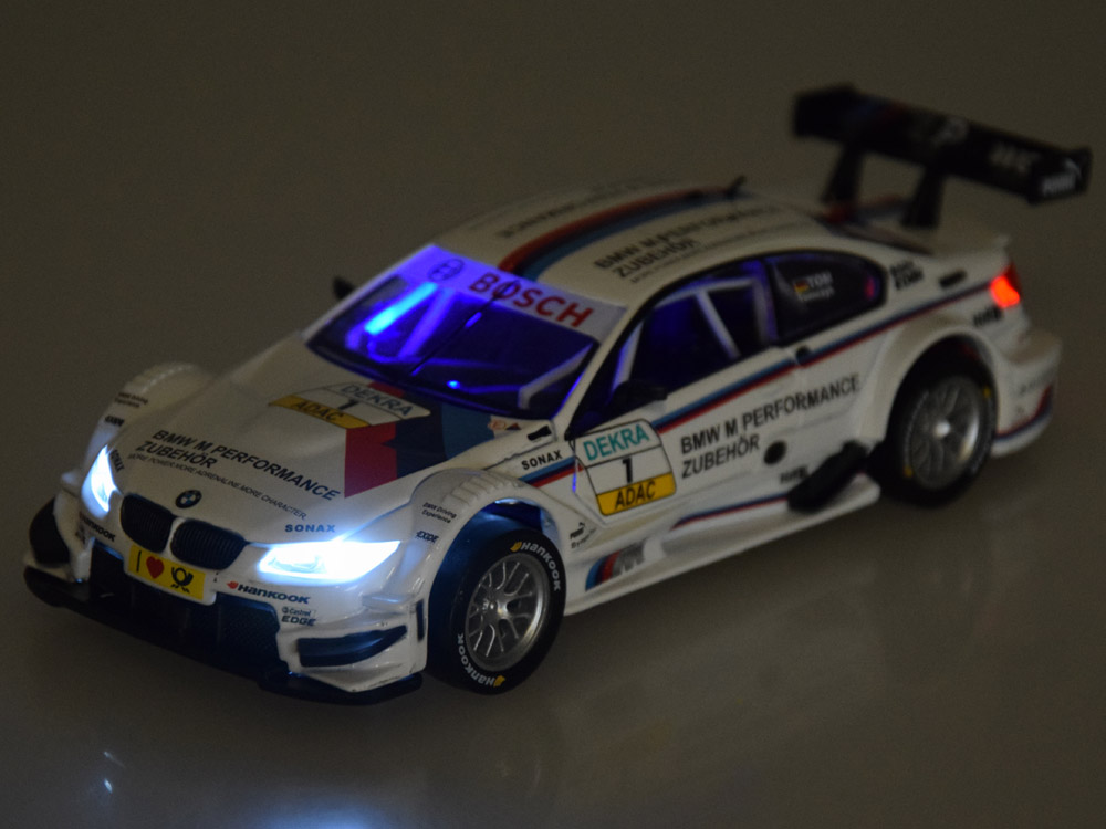 Metal sports car model BMW M3
