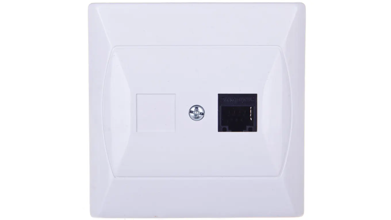 ACCENT PC socket single RJ45 cat