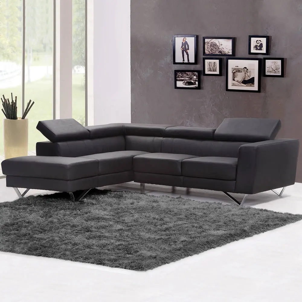 Shaggy Strado room carpet 200x300 GreyNight