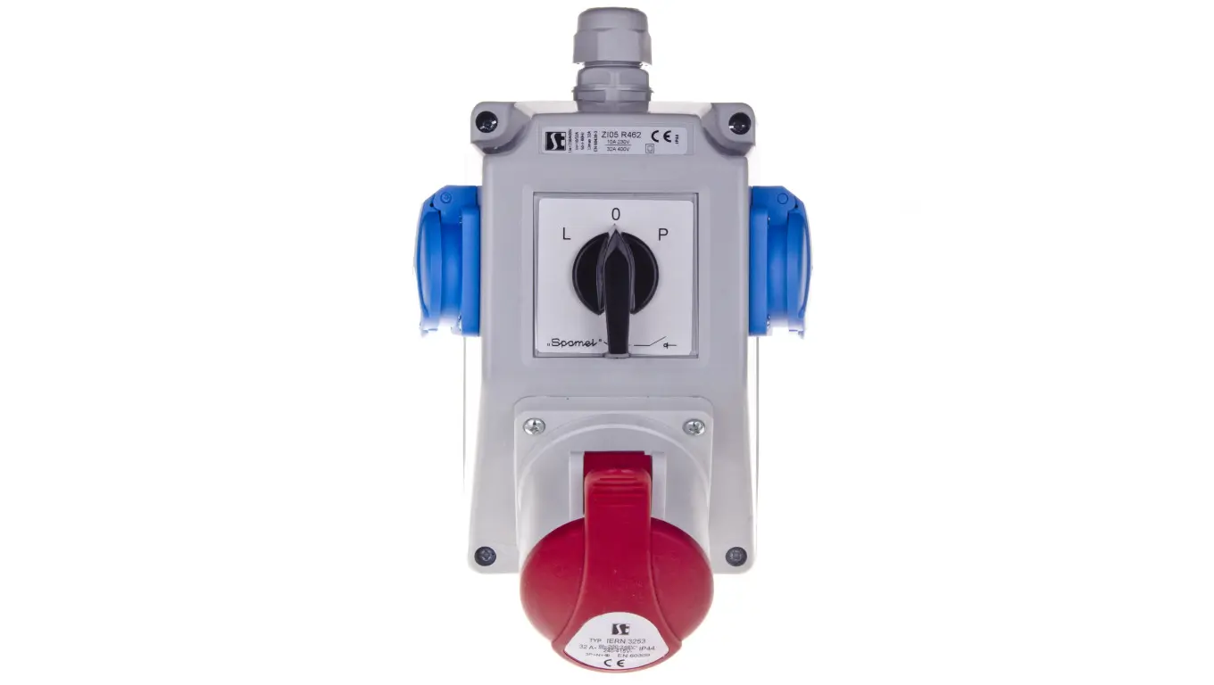 Installation kit with socket IP44 32A