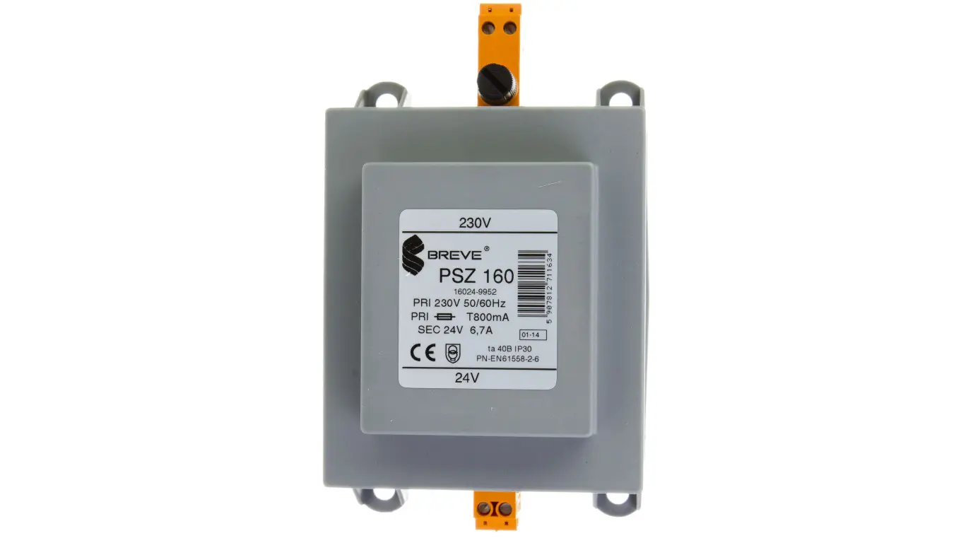 1-phase transformer PSZ 160VA 230/24V /on