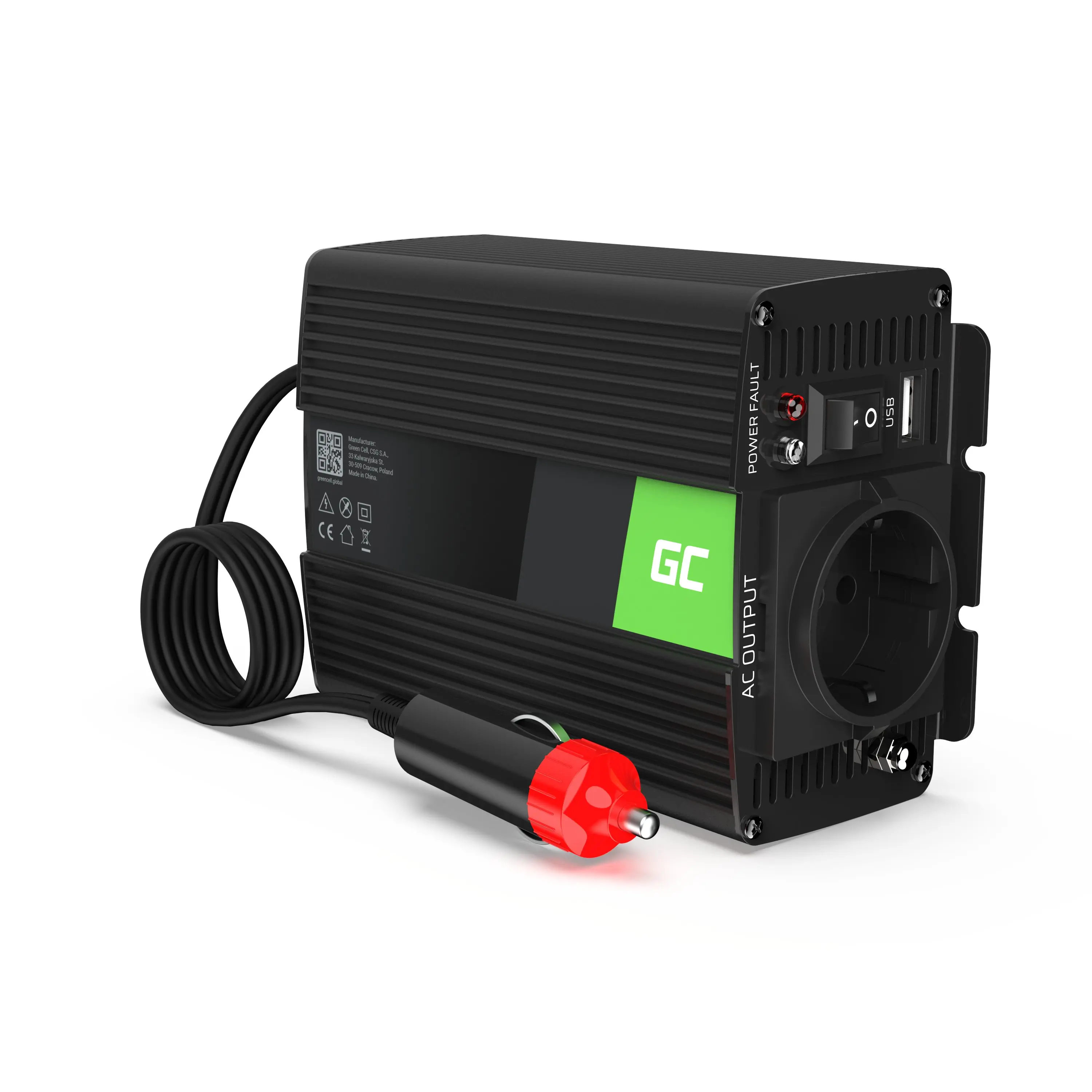 GREEN CELL Car Power Inverter 12V