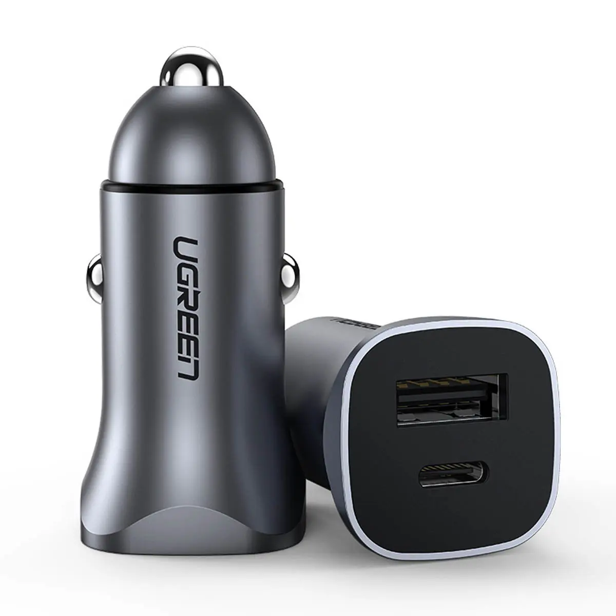 UGREEN A+C Dual-Port Car Charger PD30W+SCP22
