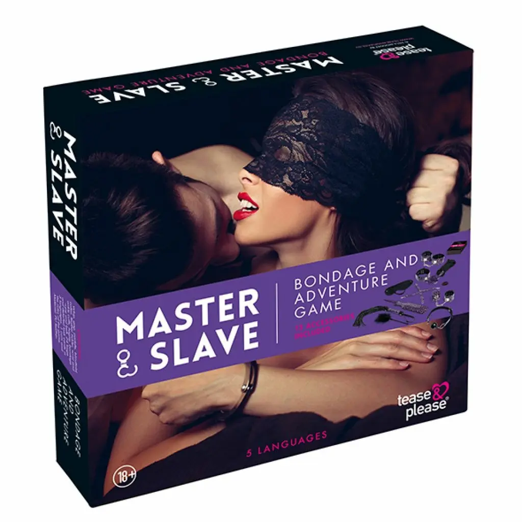 Master  Slave Bondage Game Set Purple