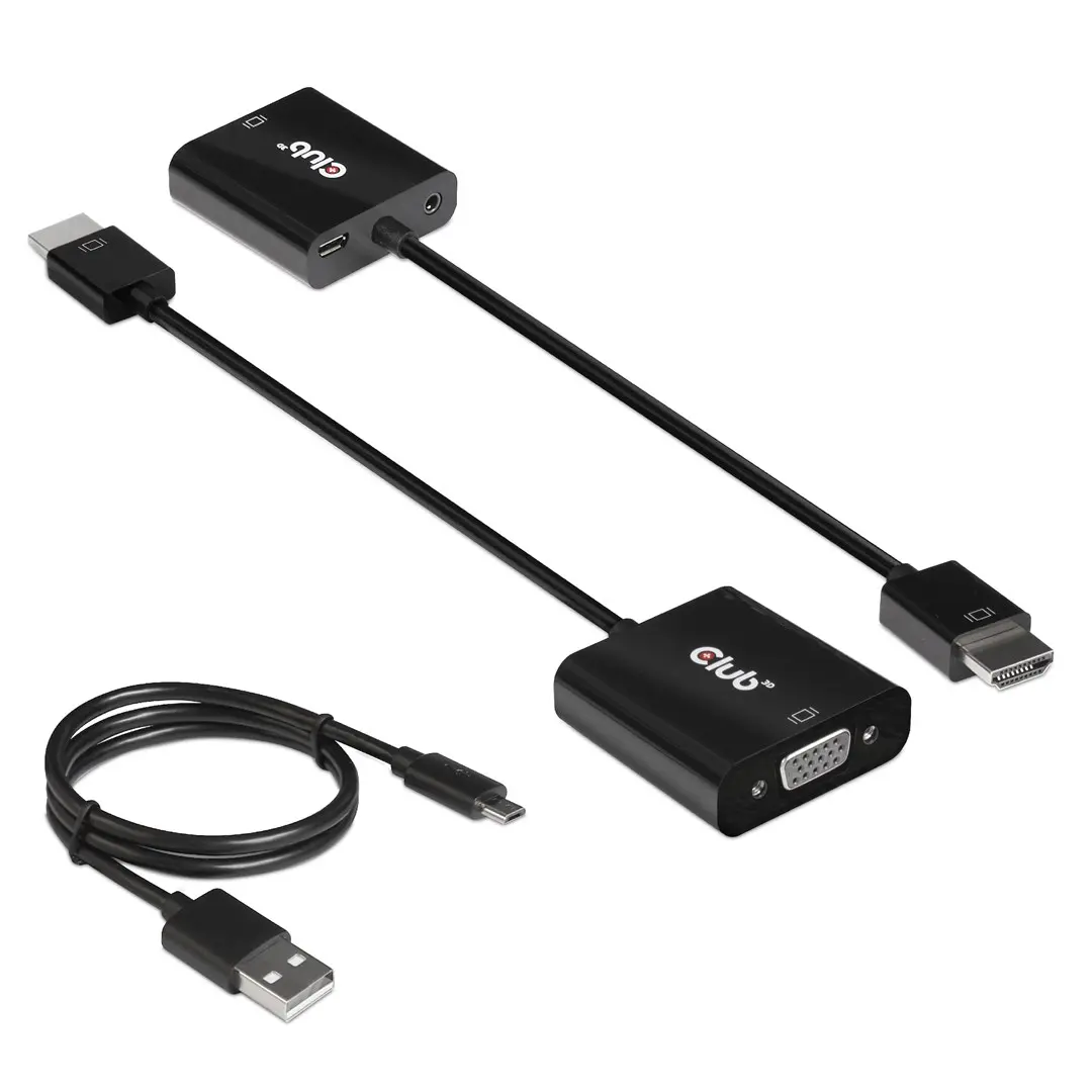 CLUB3D CAC-1302 video cable adapter 0
