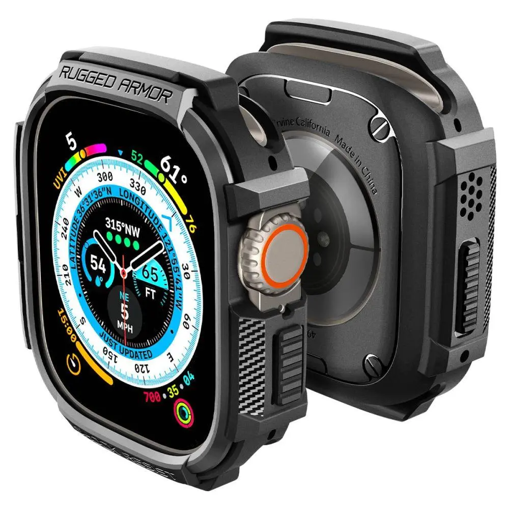 Spigen Rugged Armor black - Apple