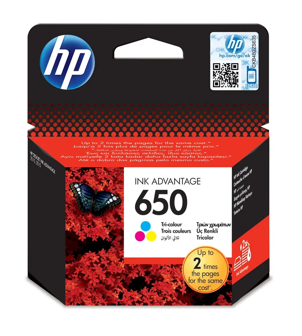 HP Ink No 650 HP650 HP